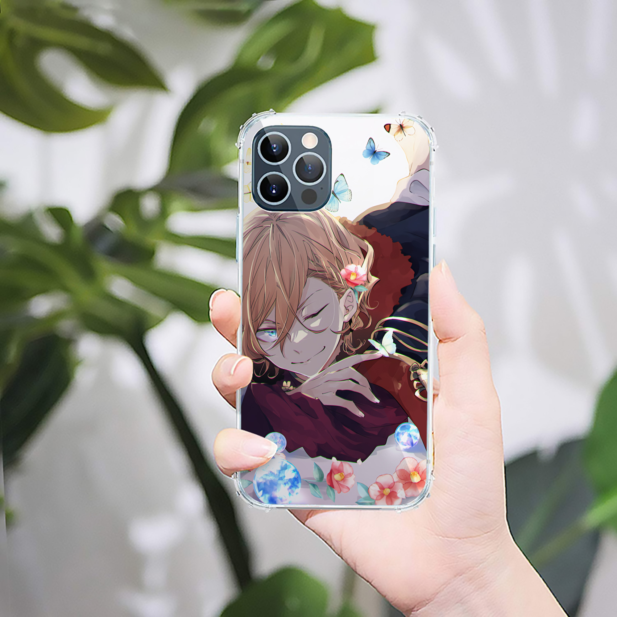 （画像用） 文豪ストレイドッグス Bungo Stray Dogs 【iPhone 12シリーズ対応】透明スマホケース（クリアソフトケース）